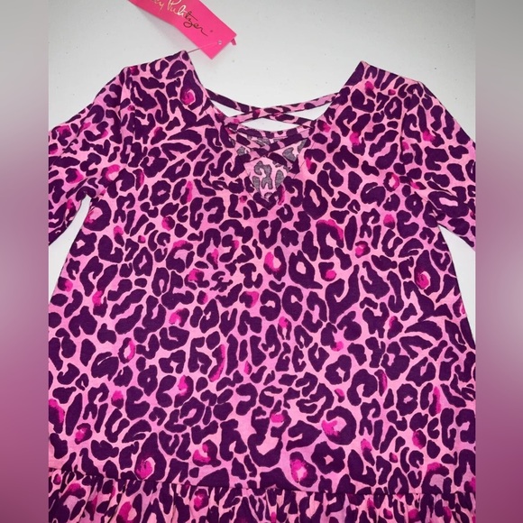 Lilly Pulitzer NWT Girl's Jena Dress My Favorite Spot  $68 Size XS - Picture 3 of 8
